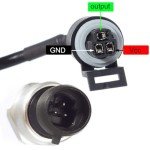 AUTEX 150 Psi Stainless Steel Pressure Transducer Sensor