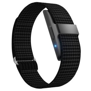 IAMJOY Black Wearable Health & Fitness Tracker