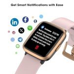 Smart Fitness Tracker Watch with Heart Rate Monitor
