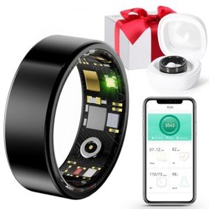 Smart Fitness Tracker Ring for Heart Rate & Sleep