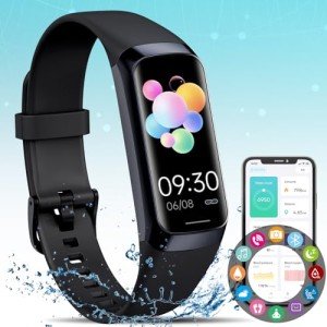 Smart Fitness Tracker with Heart Rate & Sleep Monitor