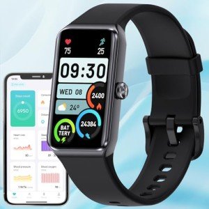 Smart Fitness Tracker Watch with Heart Rate Monitor