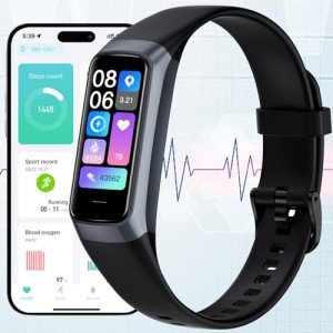 Smart Fitness Tracker Watch with Heart Rate Monitor