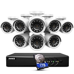 Annke 8CH 720P Security Camera System with 1TB HDD
