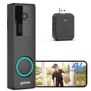 CHZHVAN 1080P Smart Video Doorbell with Alexa