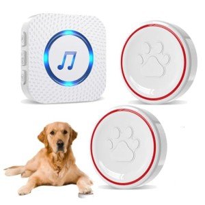 Wireless Dog Bell for Potty Training - 1 Receiver & 2 Transmitters