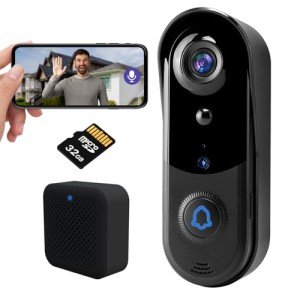 Wireless 1080P Video Doorbell with Smart Features