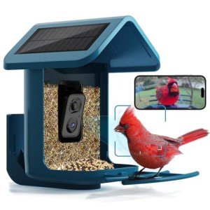 Smart Solar Bird Feeder with 2K Camera