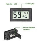 Goabroa Mini Digital Indoor Thermometer and Hygrometer
