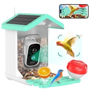 Smart Bird Feeder with 4K Camera and AI Detection
