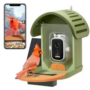 Smart Solar Bird Feeder Camera with AI Identification
