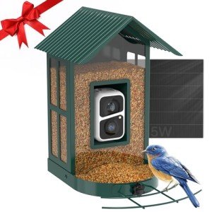 Soliom BF08 Solar Bird Feeder Camera with AI