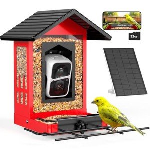 BirdSnap® APS Metal Bird Feeder with Camera