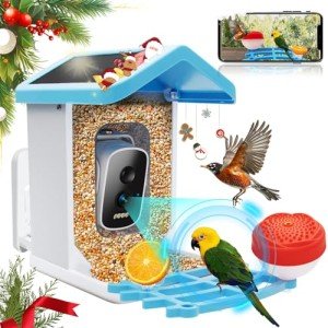 AI Smart Bird Feeder with Camera and Motion Detection