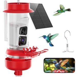 Soliom Hummingbird Feeder Camera with AI Detection