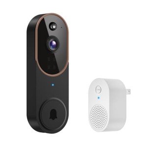 1080p Wireless Video Doorbell with AI Detection