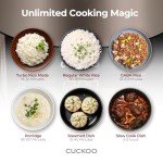 Cuckoo CRP-P1009SB Rice Cooker with 12 Programs