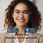 Giinova Smart Bluetooth Glasses with Speakers & Microphone