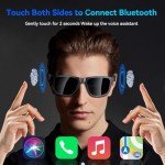 Smart Bluetooth Sunglasses with Mic & Speakers