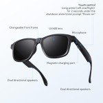 Smart Bluetooth Sunglasses with Mic & Speakers