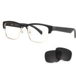 Smart Bluetooth Audio Glasses with Mic & Speakers