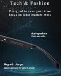 Smart Bluetooth Audio Glasses with Mic & Speakers