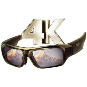 4K Smart Sunglasses with Camera and UV Protection