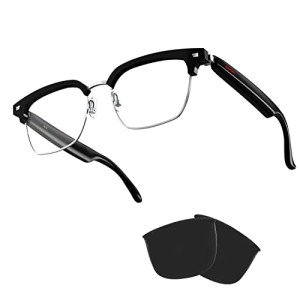 Smart Bluetooth Audio Glasses with Blue Light Blocking