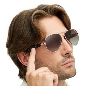 Bluetooth Sunglasses with Voice Assistant and Speaker
