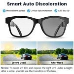 Smart Bone Conduction Glasses with Bluetooth Headphones