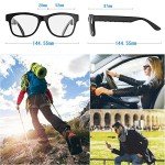 Smart Bone Conduction Glasses with Bluetooth Headphones