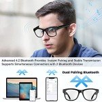 Smart Bone Conduction Glasses with Bluetooth Headphones