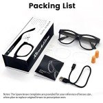 Smart Bone Conduction Glasses with Bluetooth Headphones