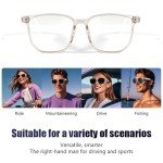 Fecoul Smart Bluetooth Glasses for Audio & Calls