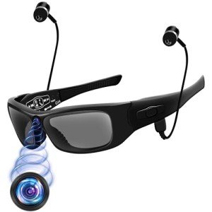 Bluetooth Smart Sunglasses with HD Camera and UV Lens