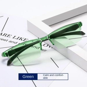 Smart Zoom Eyeglasses with Anti-Blue Light Filter