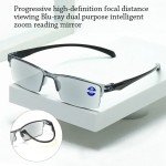 Automatic Zoom Reading Glasses with Anti-Blue Ray