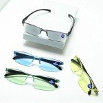 Automatic Zoom Reading Glasses with Anti-Blue Ray