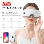 Smart 4D Eye Massager with Hot Compress & Bluetooth