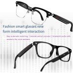 Smart Bluetooth Glasses with Wireless Headset and Blue Light Protection