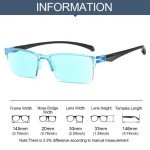 Automatic Zoom Reading Glasses with Anti-Blue Ray