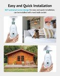 LaView 4MP 360° Wireless Security Cameras (2 Pack)