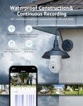 LaView 4MP 360° Wireless Security Cameras (2 Pack)