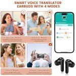 Fyzuf Real-Time Translation Earbuds for 150 Languages