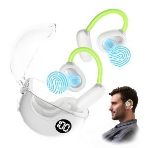 Real-Time AI Language Translator Earbuds - Pure White
