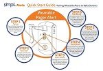 SMPL Alerts Wireless Wearable Caregiver Paging System