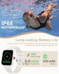 Smartwatch with Bluetooth, Fitness Tracker, Waterproof