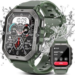 Bambooinn Military Smart Watch with Fitness Features