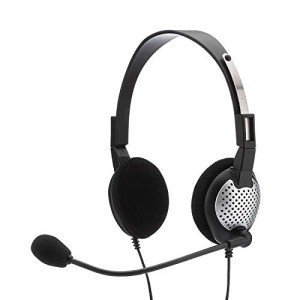 USB Headset with Noise Cancelling Mic for Voice Recognition