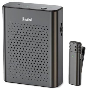 Wireless Voice Amplifier with Lapel Microphone System